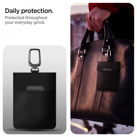2x Faraday-Tasche Für Autoschlüssel – RFID-Blocker, Schwarz, Schützt Vor Keyless-Diebstahl